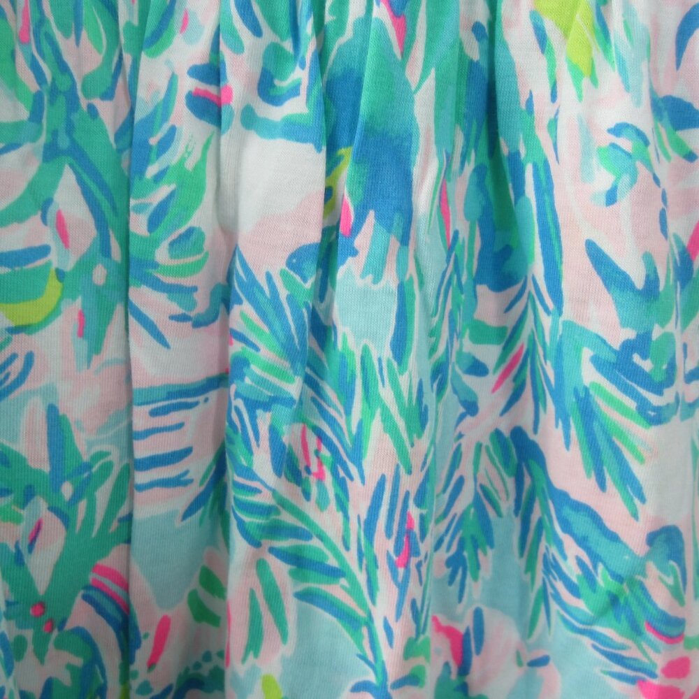 Lilly Pulitzer Lorina Swing Dress in Blue Ibiza Cabana Cocktail Size XS - Picture 3 of 6